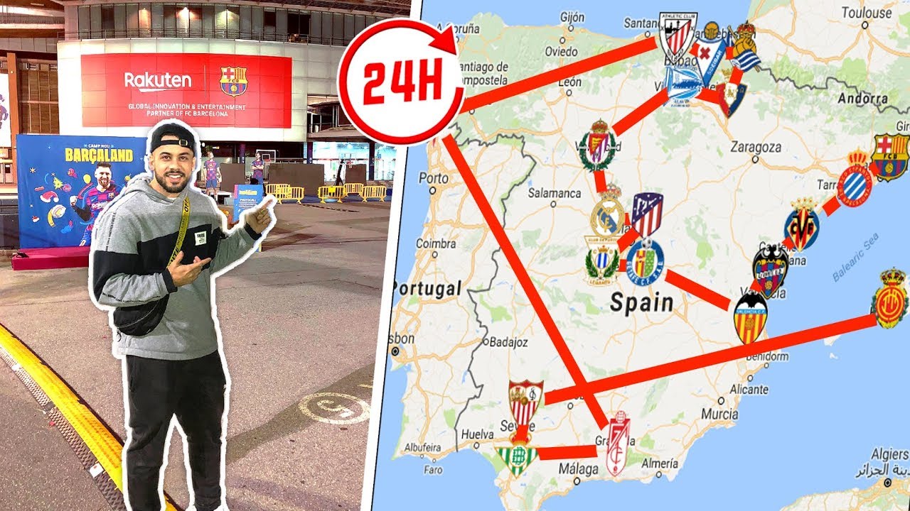 Schaffe ich es in 24 Stunden alle La Liga Stadien zu besuchen?