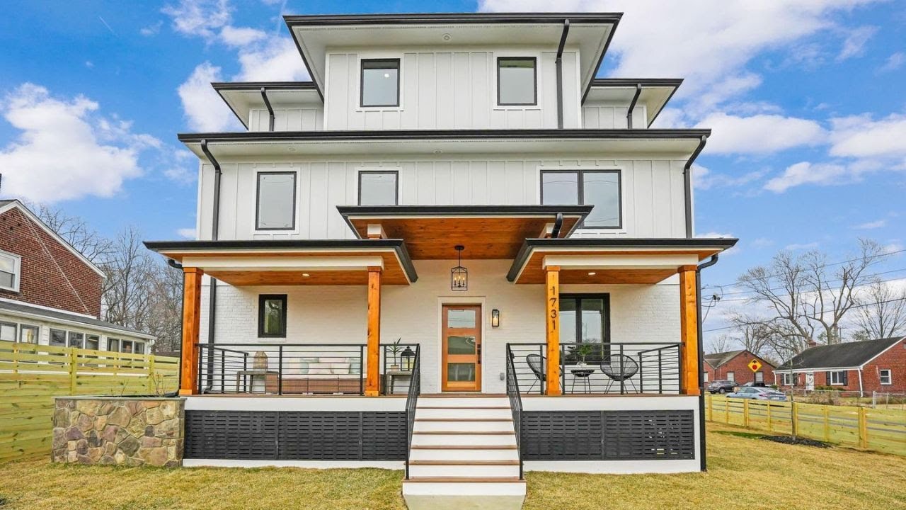 TOUR INSIDE A NEW LUXURY HOME IN ARLINGTON VA!
