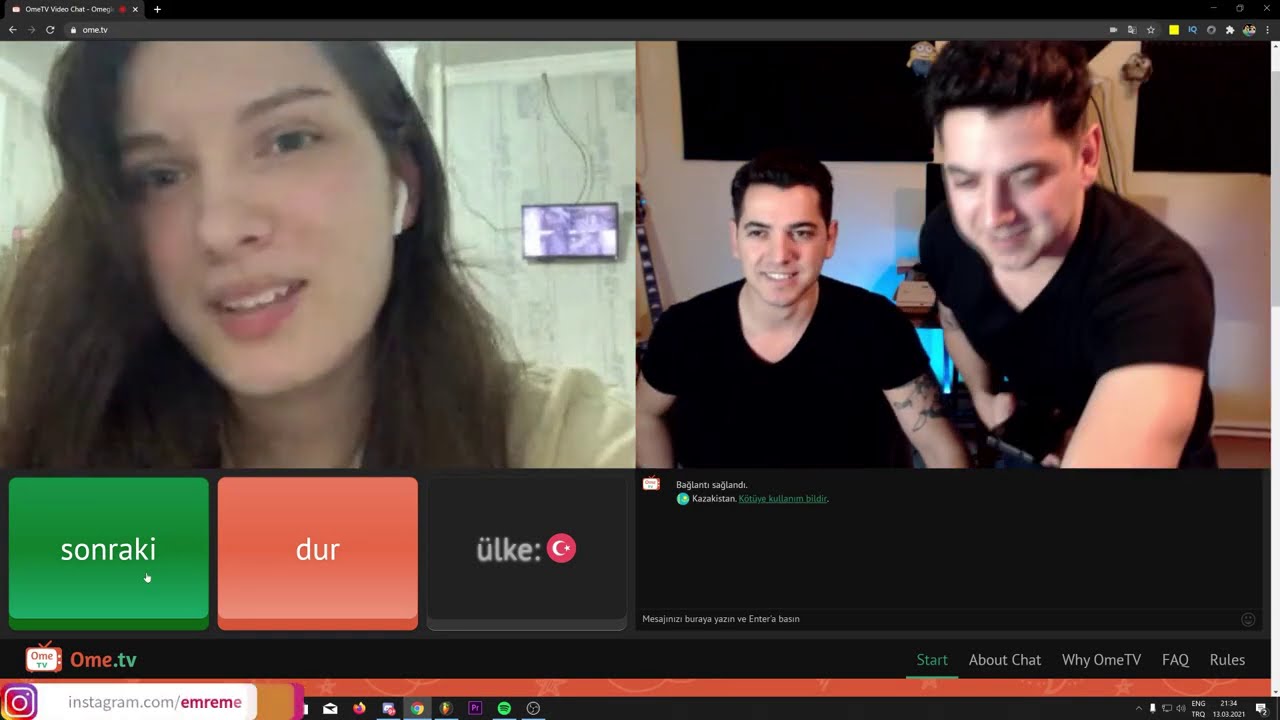 OMEGLE 'de SICAK DAKIKALAR !