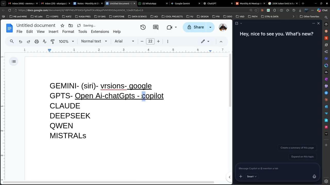 Monthly AI Discussion Series(MADS): AI tools  | GPT vs Claude vs Gemini vs AI Studio| Use Cases etc