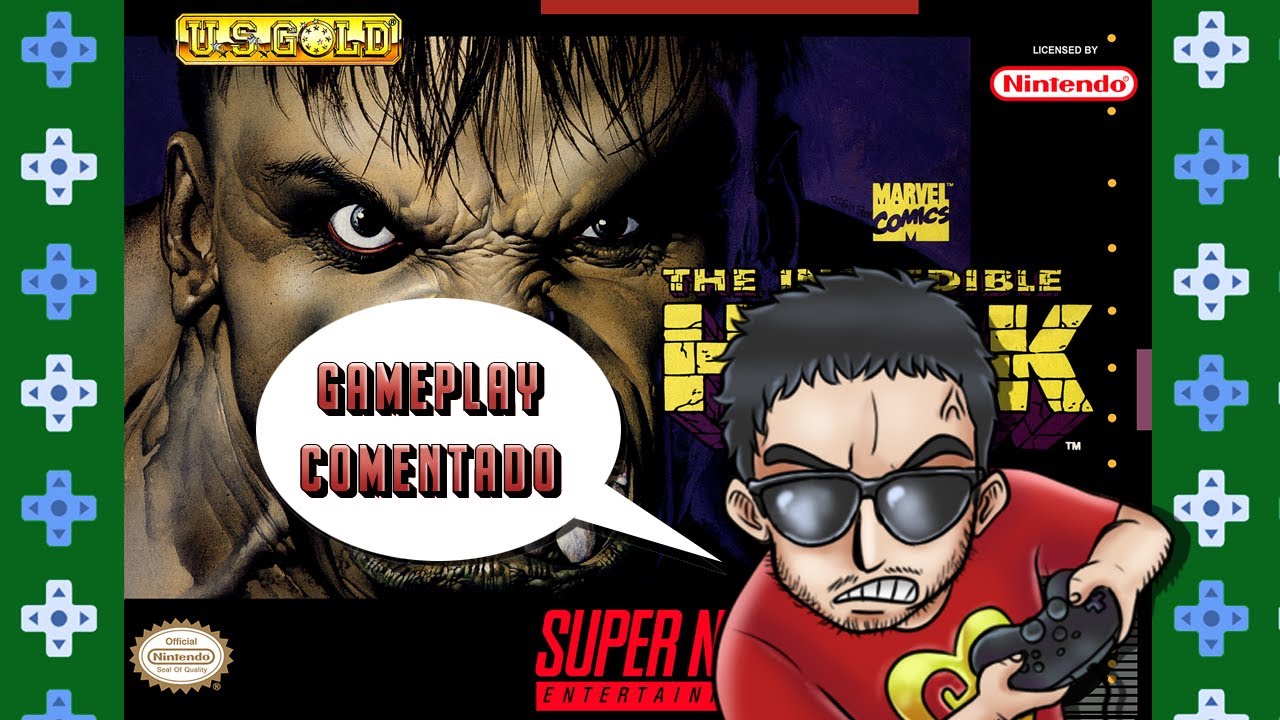 Zerando Jogos Comentado - The Incredible Hulk (SNES)