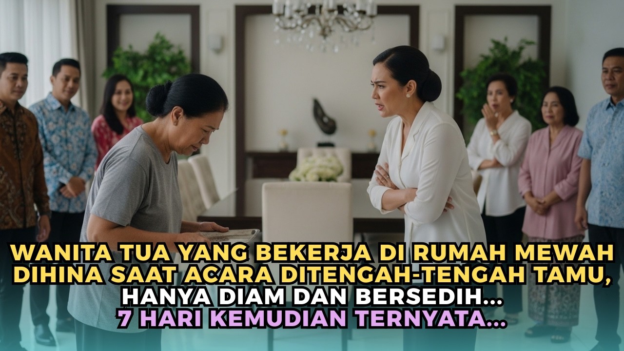 Pembantu yang Dihina di Depan Tamu, 7 Hari Kemudian Semua Terdiam.
