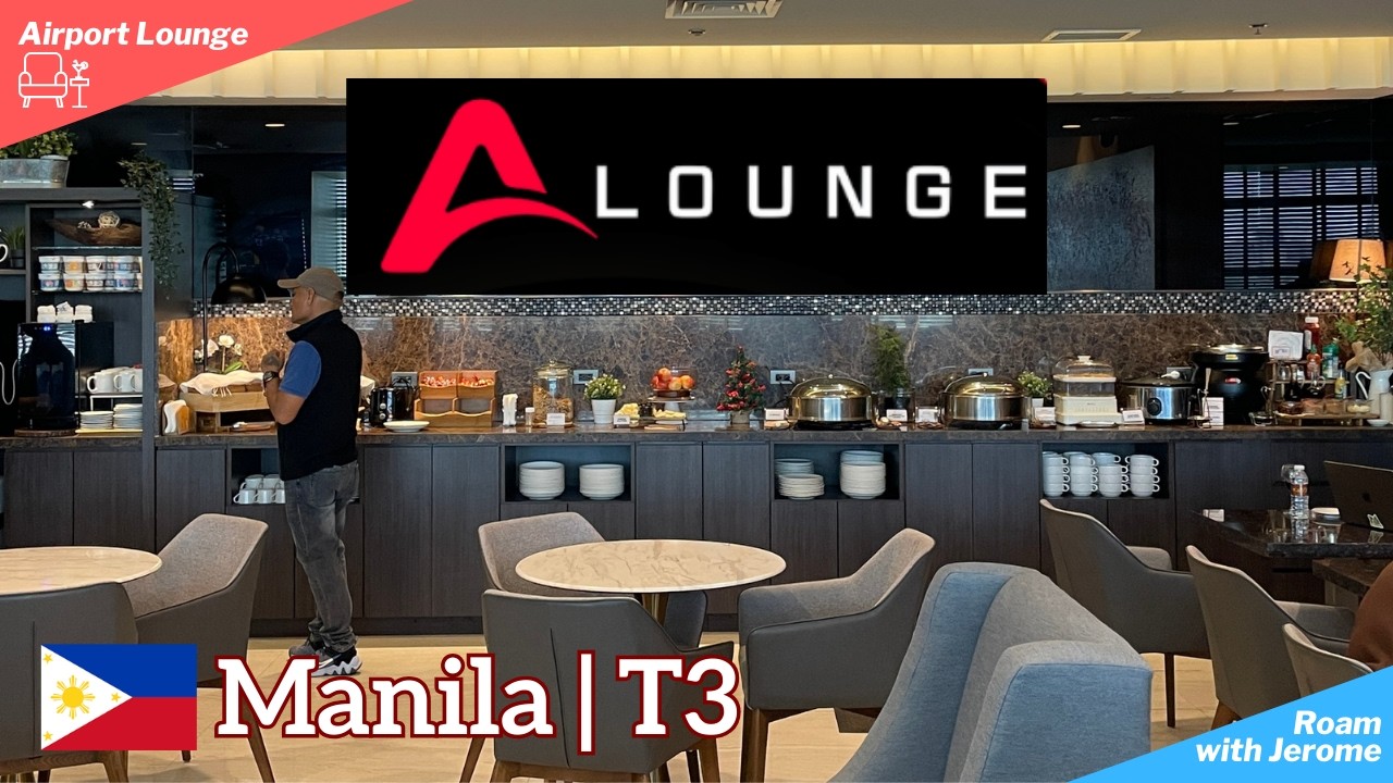 A LOUNGE REVIEW 🇵🇭 | NAIA TERMINAL 3 MANILA AIRPORT | LOUNGE VISIT