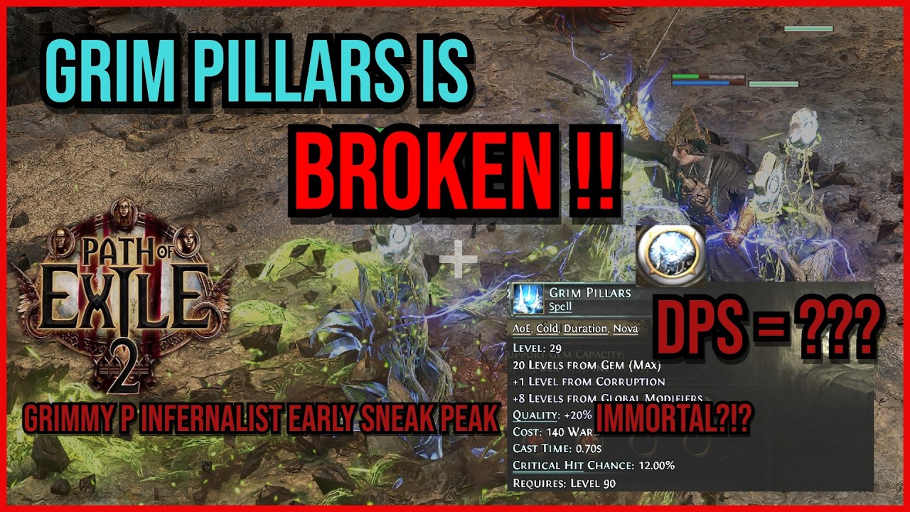 ✔ [POE 2] Grimmy P Инферналист &mdash; ЭТО ТАК УДОВЛЕТВОРИТЕЛЬНО! Ранний обзор билда &mdash; Path of Exile 2
