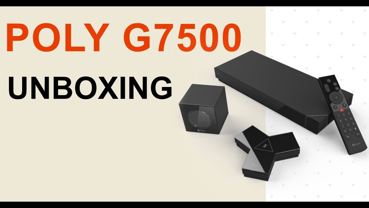 Распаковка Poly G7500