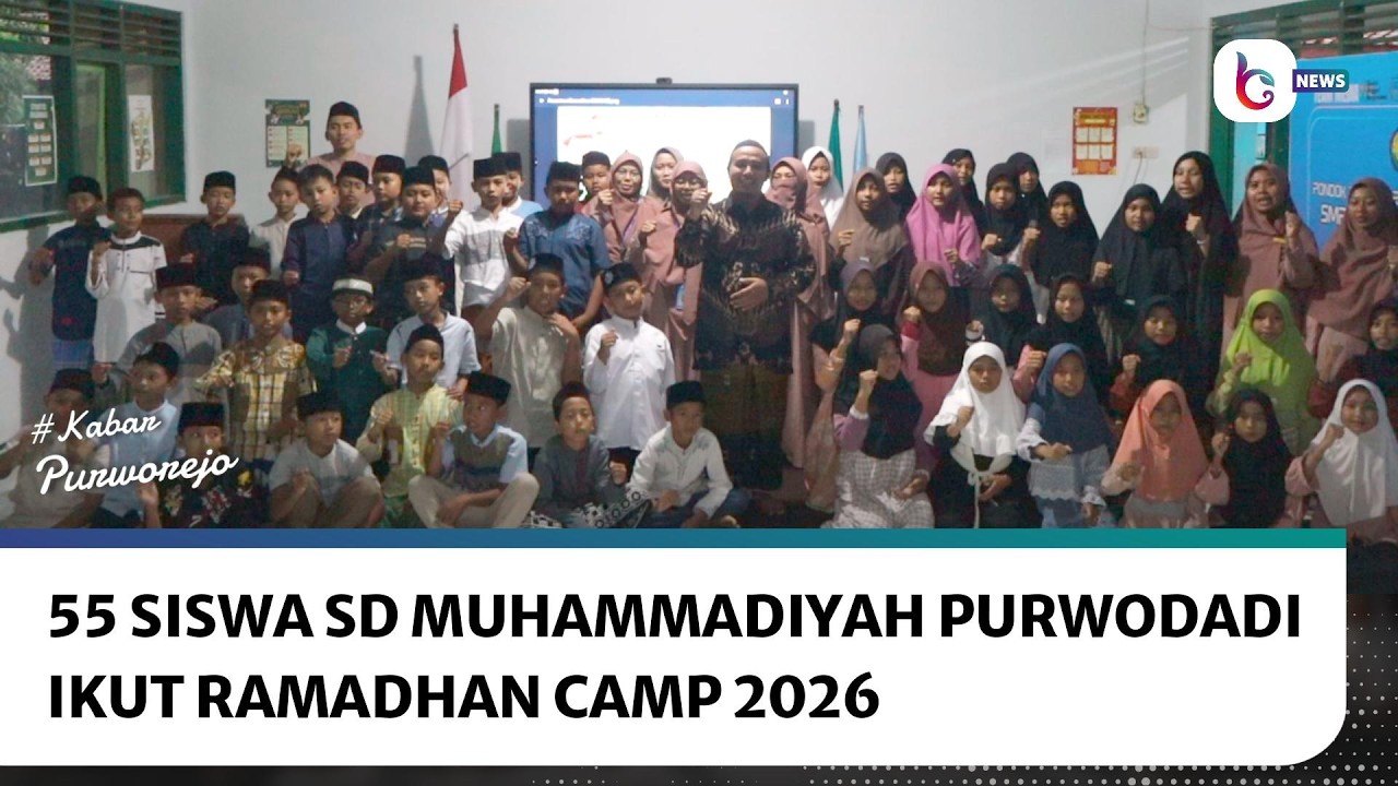 Ramadhan Camp 2026, 55 Siswa SD Muhammadiyah Purwodadi Belajar Menjadi Santri Hebat