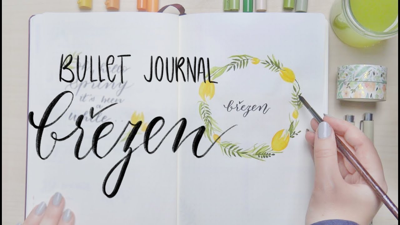 Bullet Journal česky: Březen 2020