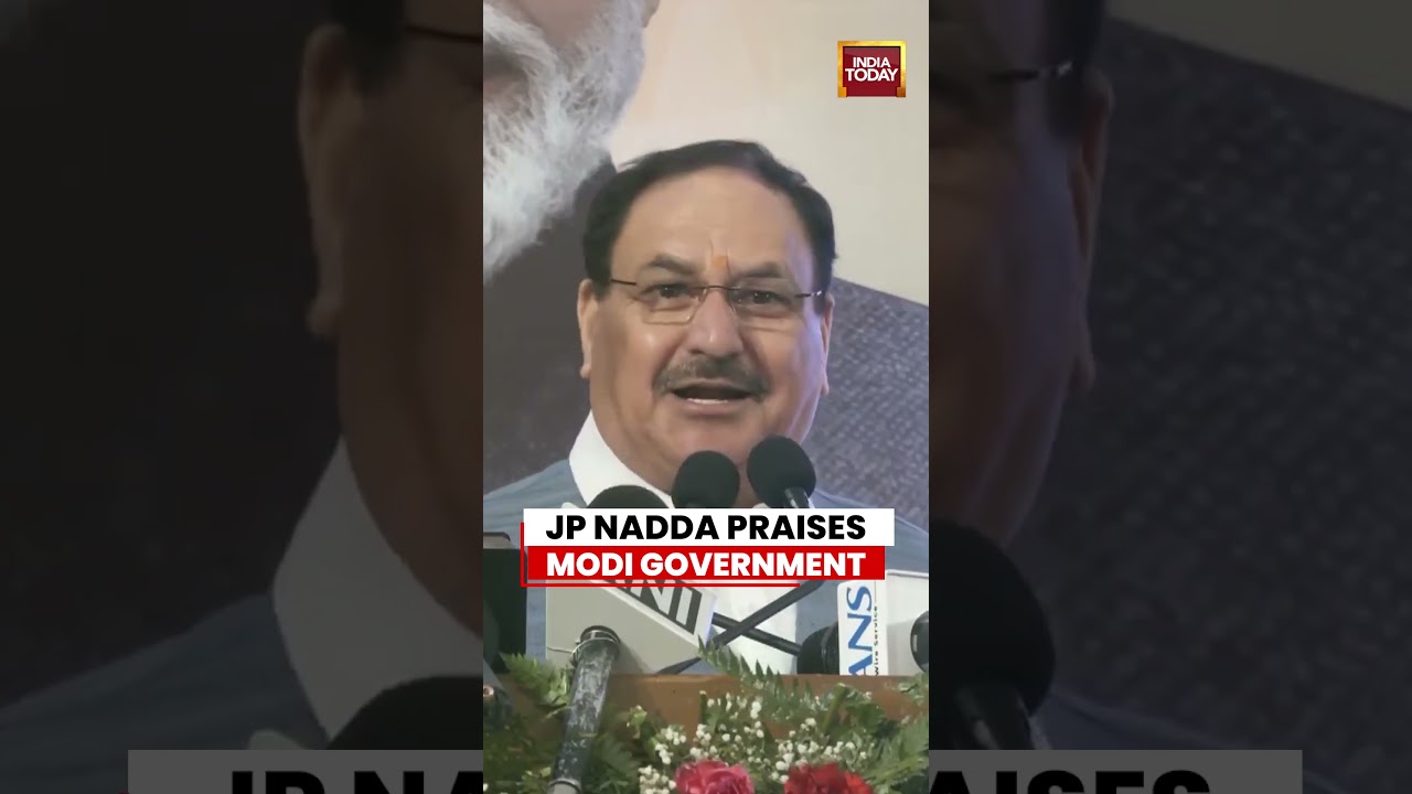 JP Nadda Hails PM Modi's 12 Years, Highlights Article 370 Abrogation, Anti-Corruption Stand #shorts