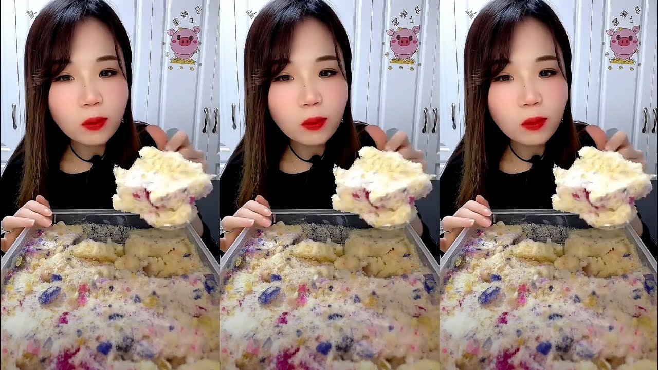 ASMR SHAVED ICE EATING. ICE EATING