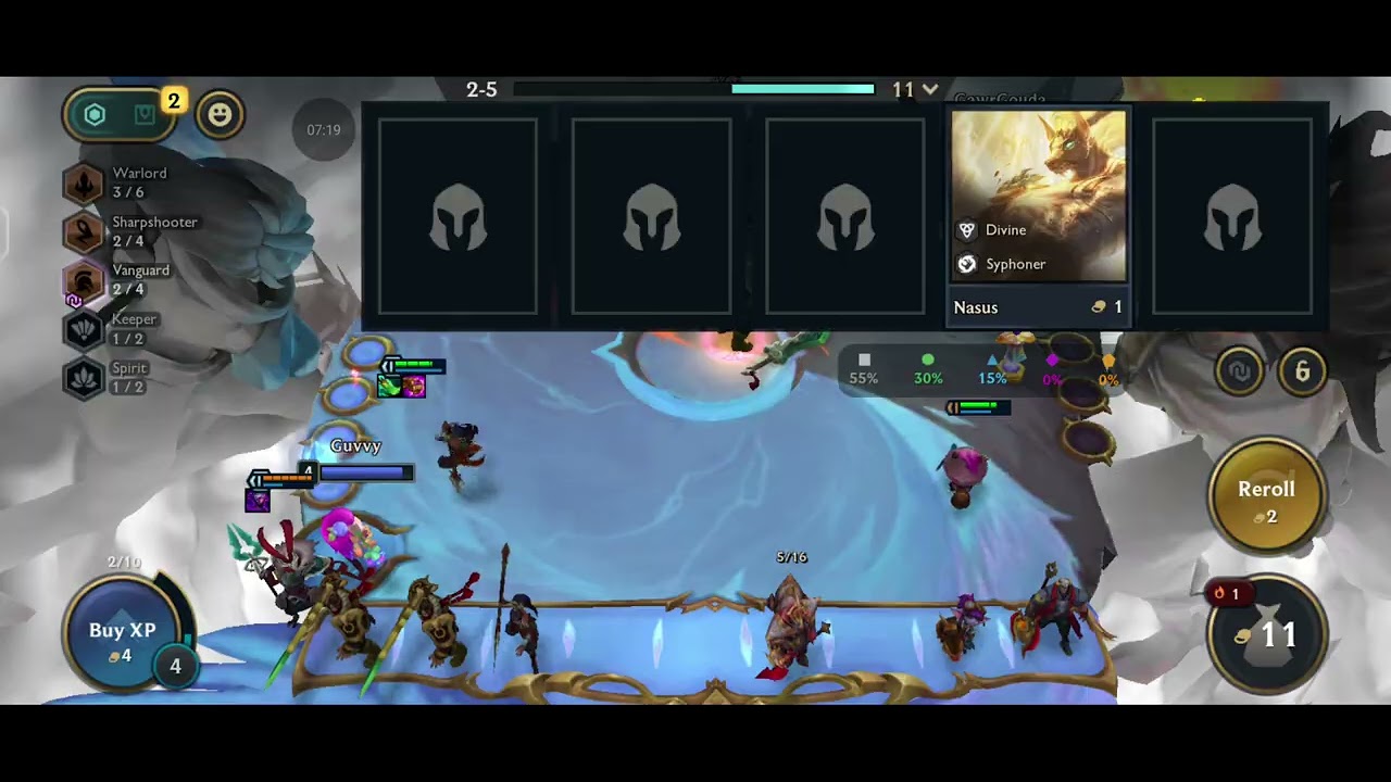 TFT Set 4.5 Revival - Tryndemere 3, Azir 2 (7 Warlord, 2 Duelist) (Aura Farming Azir)