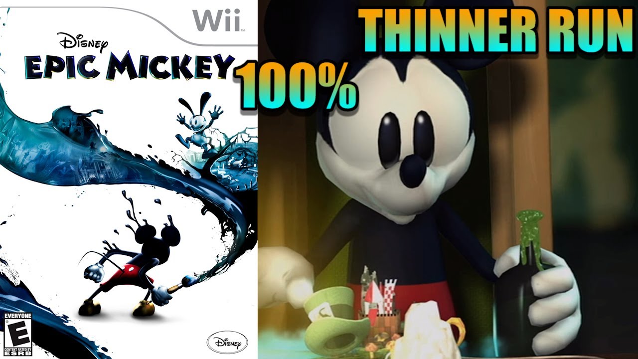 Epic Mickey (Thinner Run) [04] 100% Wii Longplay pt.2