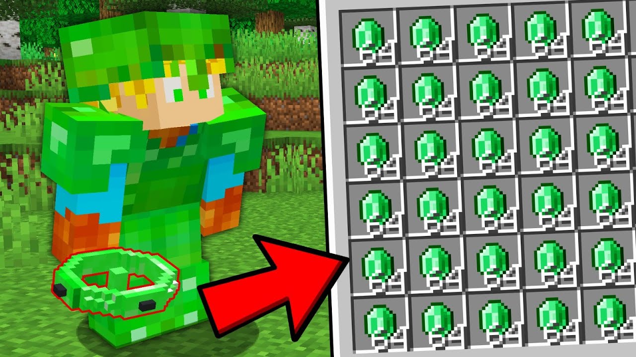 AJUDEI O VILLAGER COM ESSA FERRAMENTA DE ENCONTRAR ESMERALDAS
