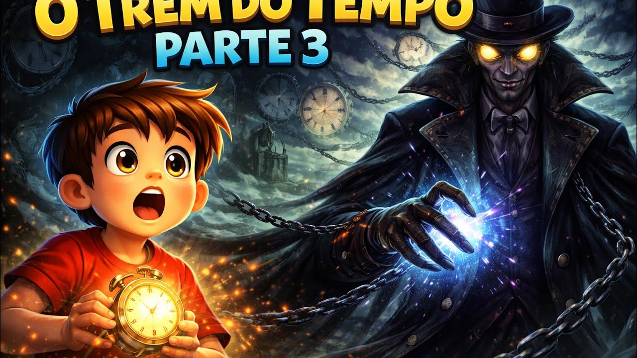 🚂⏳ O TREM DO TEMPO – PARTE 3 O Senhor das Horas Perdidas