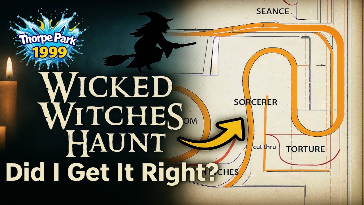 Rebuilding Wicked Witches Haunt Layout - Did I Get It Right? | Thorpe Park 1999 – Part 3