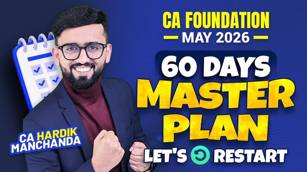 Unsuccessful ? CA Foundation Jan 26 Results | Restart | Lets' Bounceback | CA Hardik Manchanda |