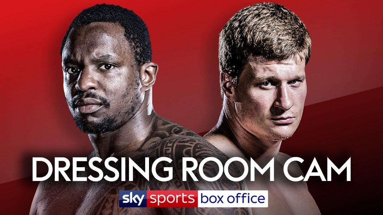 LIVE! Dillian Whyte vs Alexander Povetkin | DRESSING ROOM CAM!  🥊