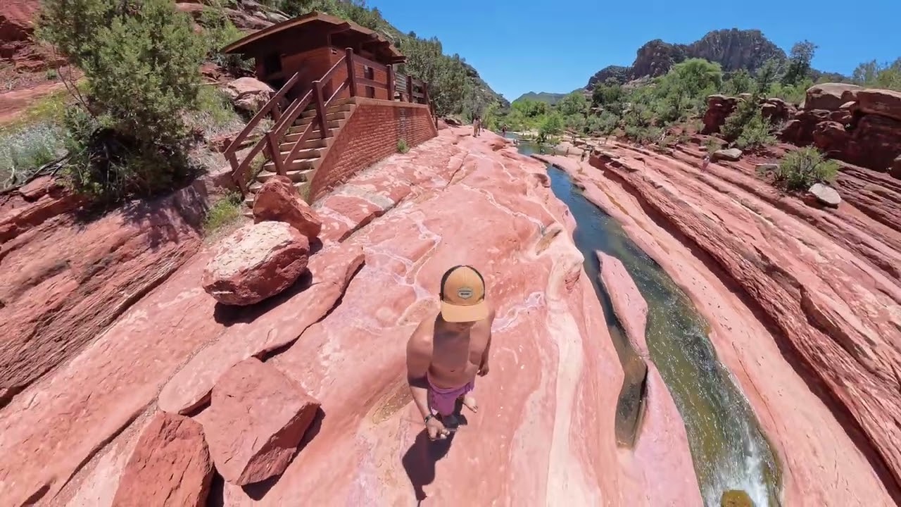 Slide Rock Sedona experience With the pack 