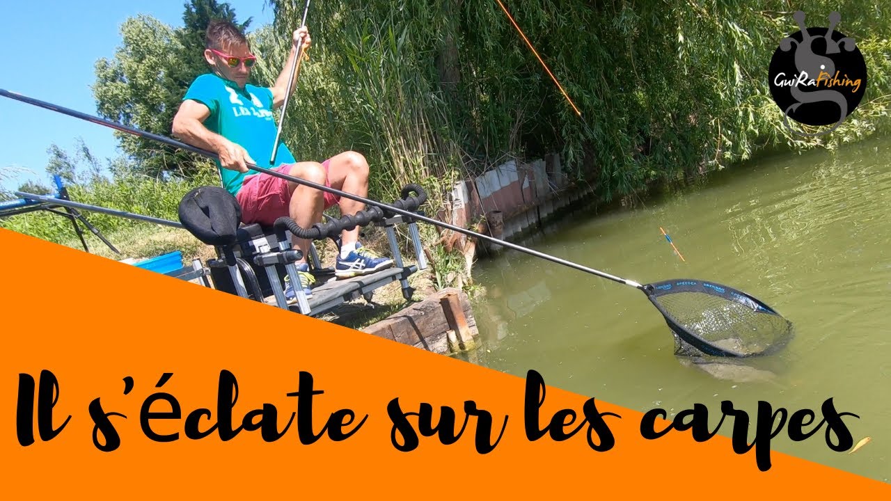 J'INVITE MON VOISIN POUR SA PREMIÈRE PÊCHE/ CARPE AU COUP