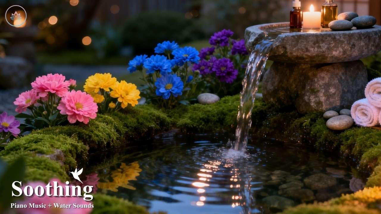 Healing Sleep Music 🌿 Water Sound, Calming, Deep Sleep, Relieve Stress, Anxiety and Depression