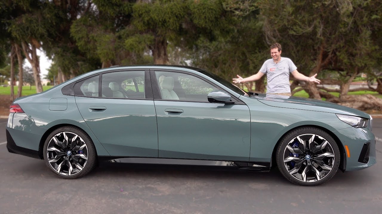 Обзор BMW i5 2024 года: Вышла новая электрическая 5-я серия