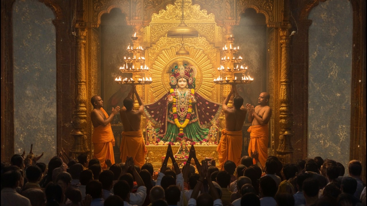 Banke Bihari Teri Aarti (120 Times) | Powerful Vrindavan Temple Chant Loop