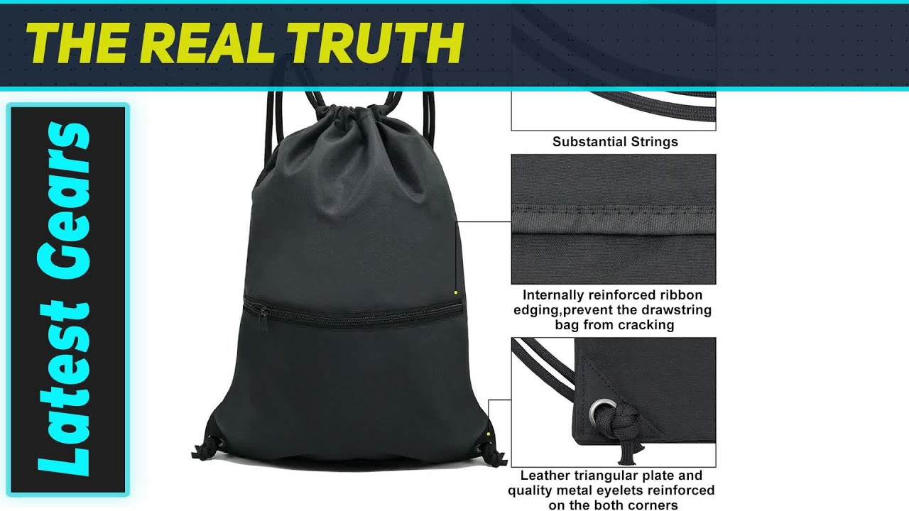 HOLYLUCK Drawstring Backpack: Incredible Storage for Sport & Travel