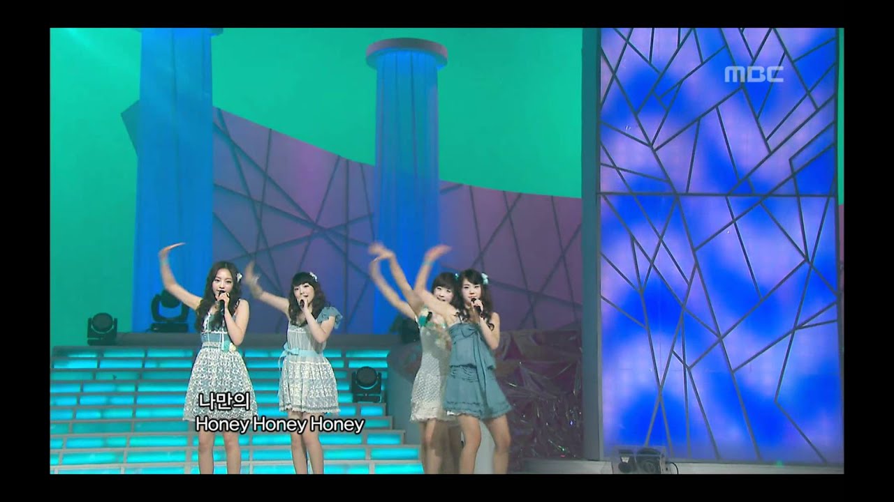 KARA - Honey, 카라 - 허니, Music Core 20090307