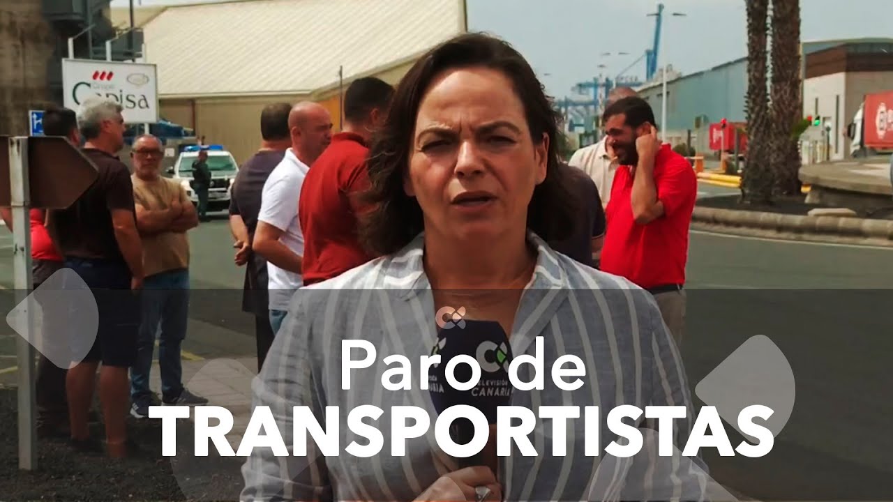 Transportistas convocan un paro en el Puerto de Las Palmas por las largas esperas en las terminales
