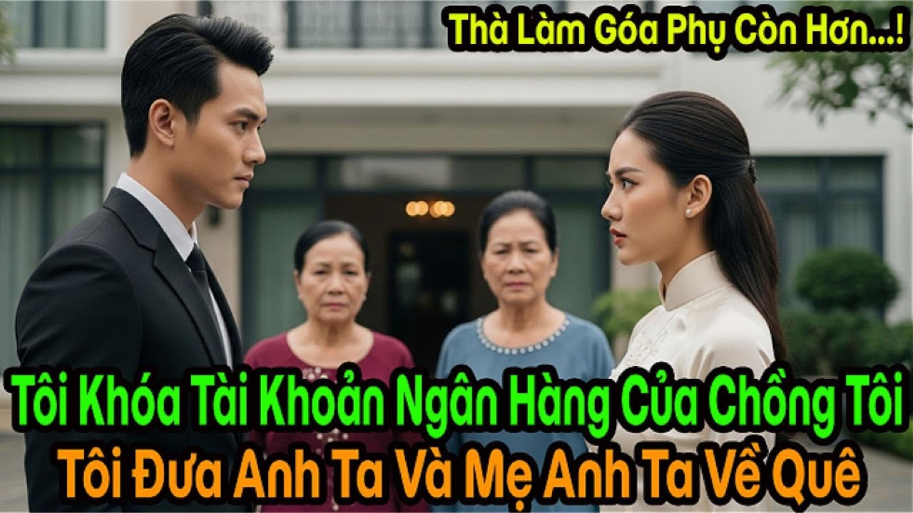 Vợ tào khang bị phản bội, màn đáp trả cực gắt: Khóa thẻ, đuổi cả chồng lẫn mẹ chồng về quê.
