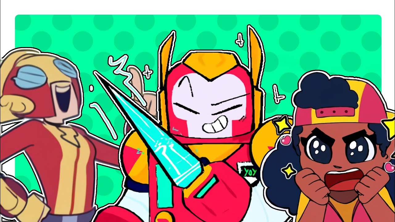 Não se preocupem! - Compilado de comics do trio de super herois (brawl stars fandub)