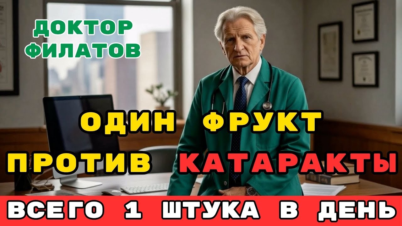 Не дайте глазам погаснуть: 5 продуктов для ИДЕАЛЬНОГО ЗРЕНИЯ после 60 лет! Доктор Филатов