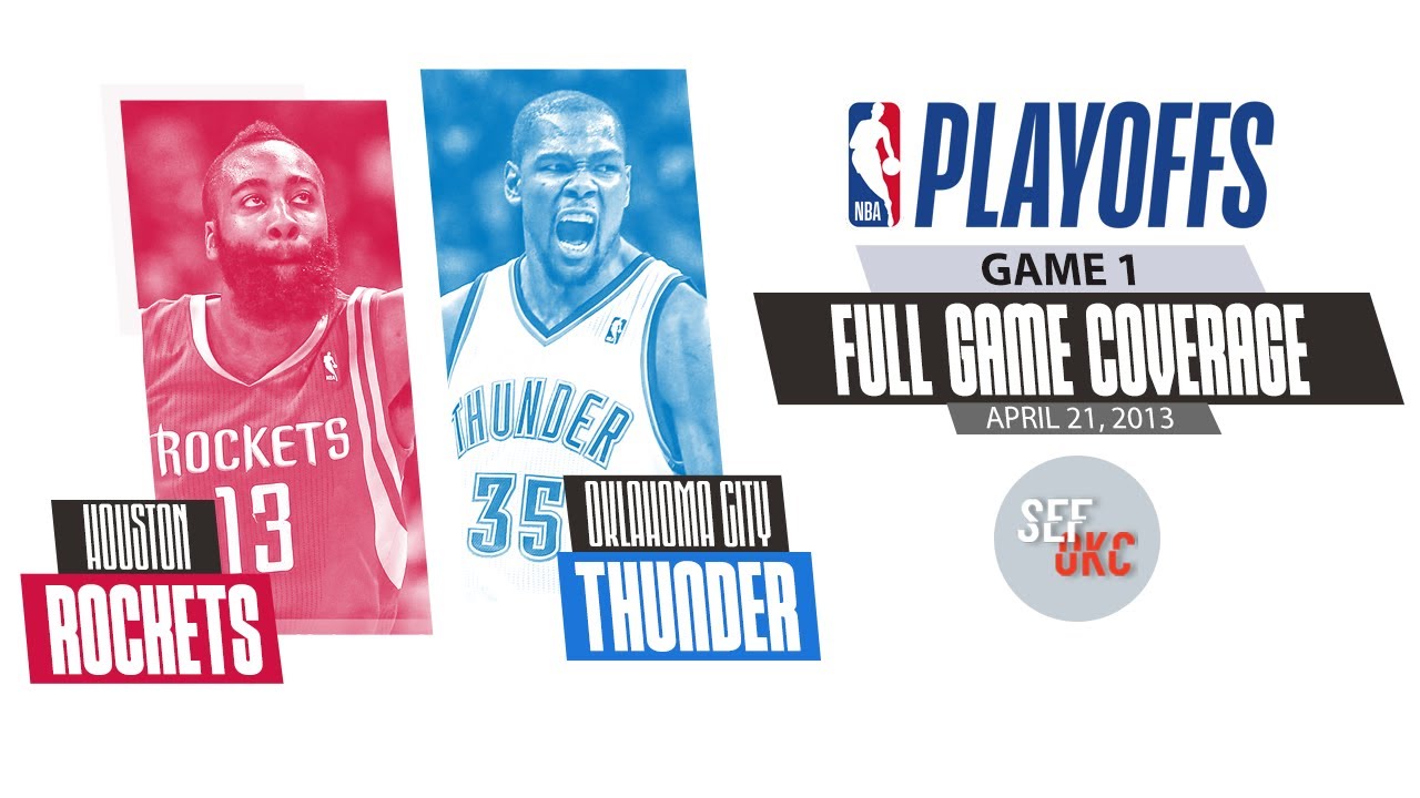 FULL CLASSIC GAME: Kevin Durant, Thunder Blitz Rockets In Game 1 | 2013 Playoffs G1 - 4.21.13