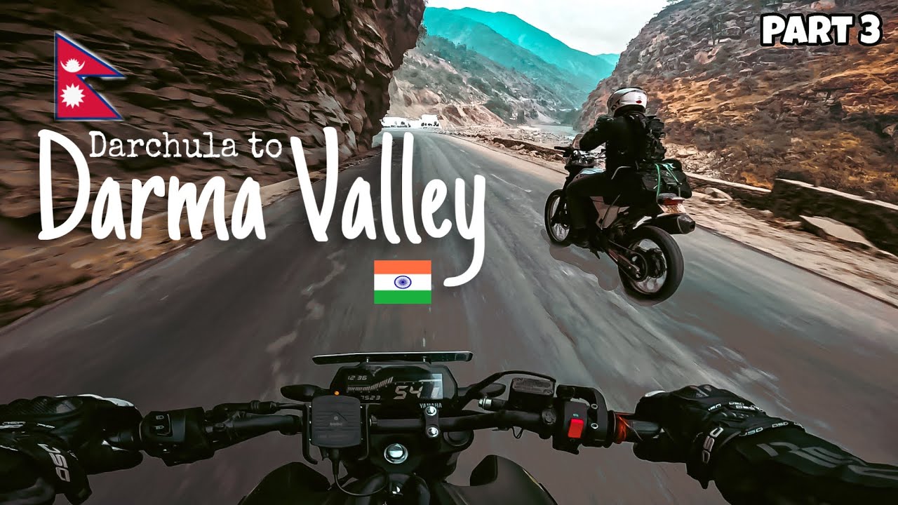 NEPAL TO DARMA VALLEY: The Scariest Roads in India! | Part 3 🏔️🏍️