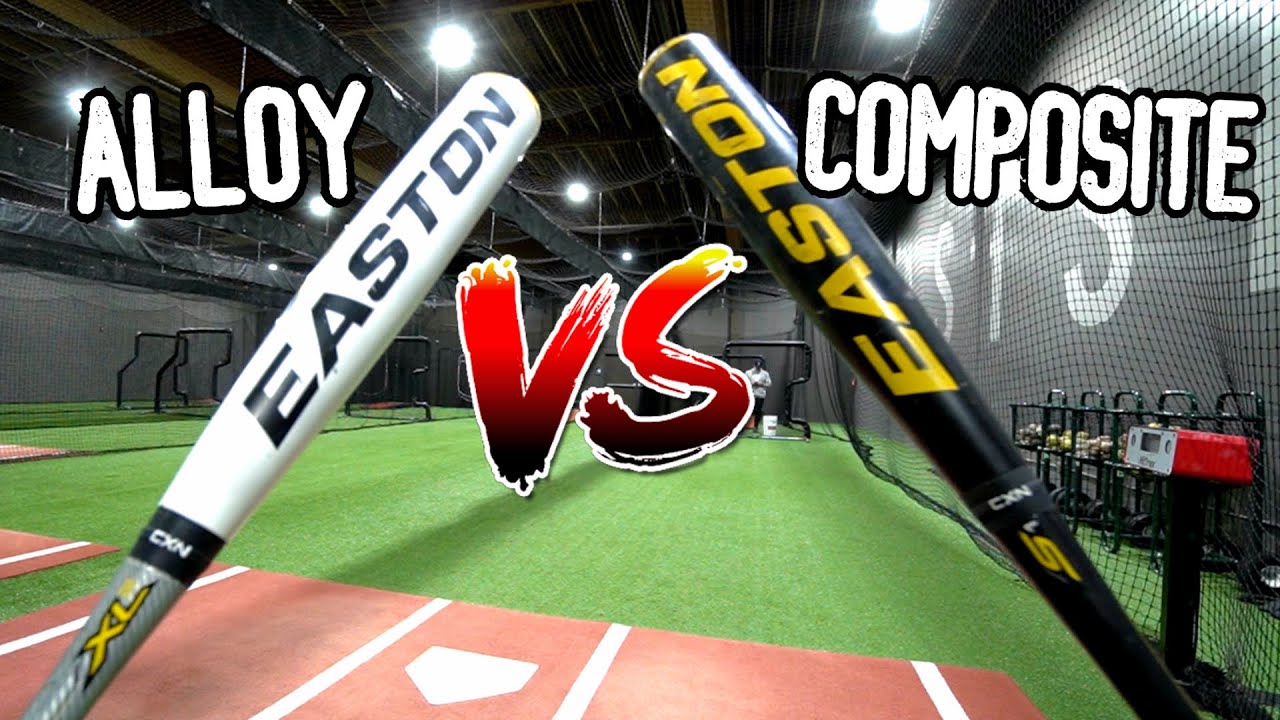 BBCOR COMPOSITE vs. BBCOR ALLOY - Which is hotter? | Hittrax Exit Velo Testing