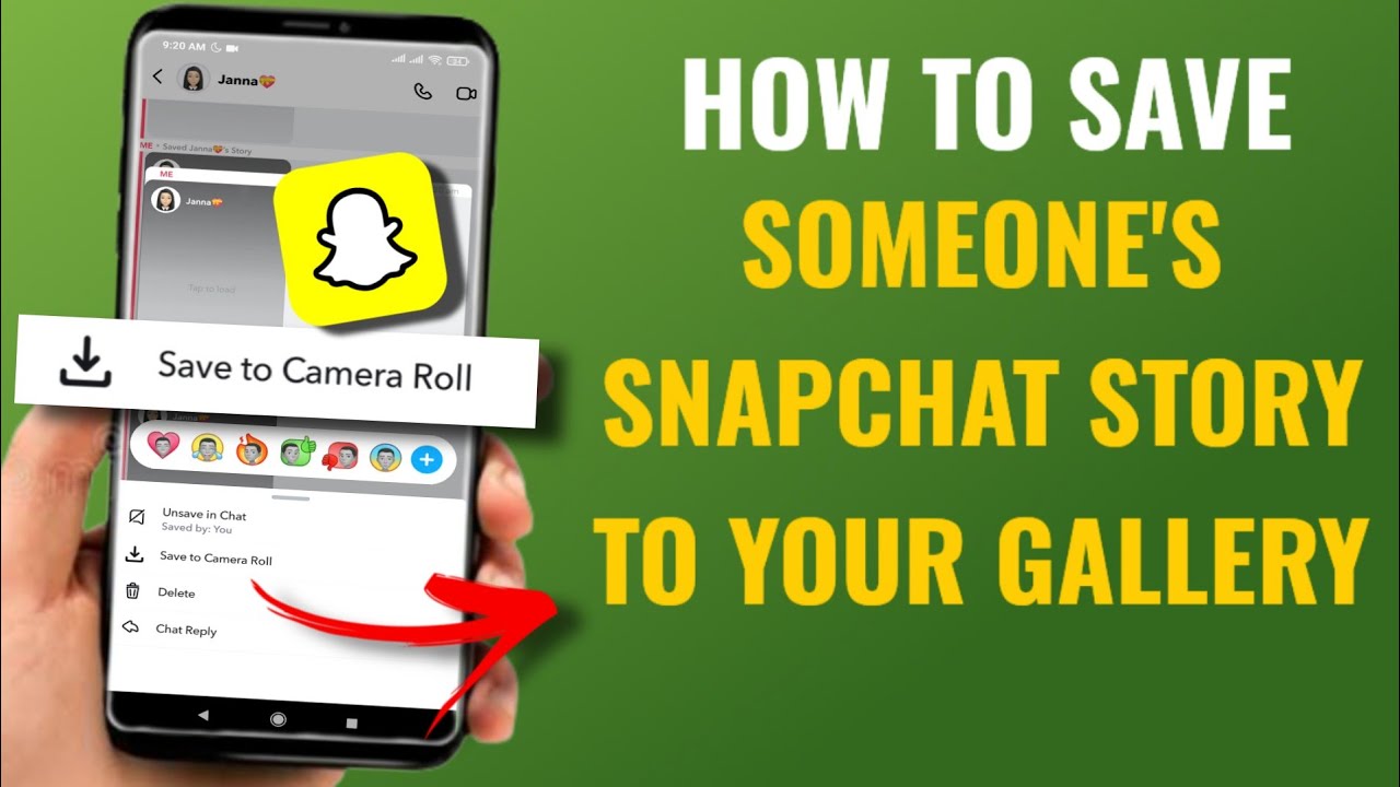 How to Save Someone's Snapchat Story to Your Gallery | English