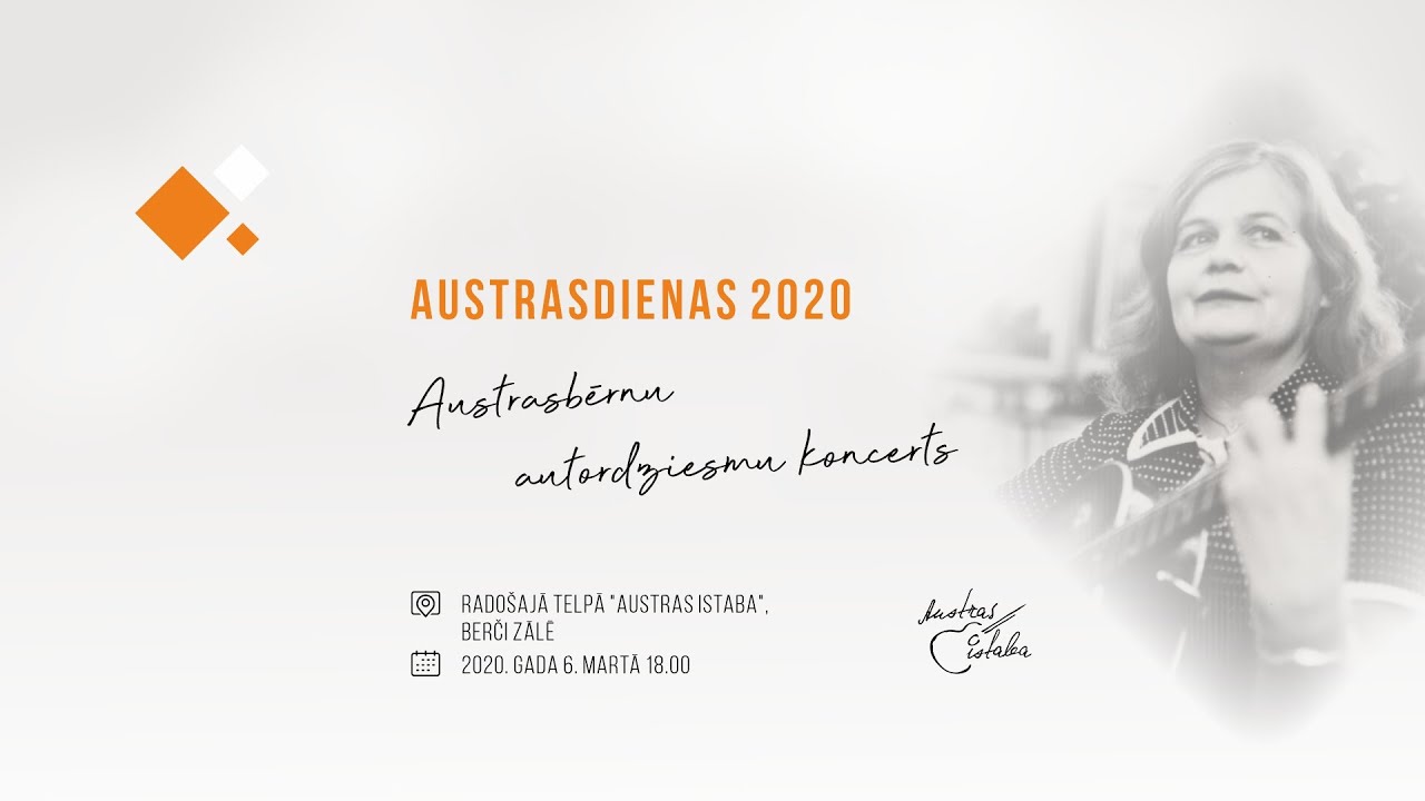 AUSTRASDIENAS 2020. Austrasbērnu autordziesmu koncerts