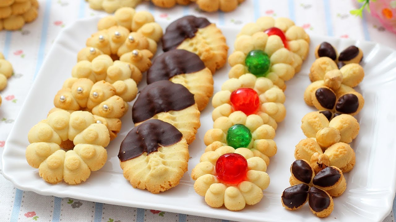 PASTICCINI DA T&Egrave; MILLE GUSTI - RICETTA FACILE - Butter biscuits - Biscotti di Frolla Montata