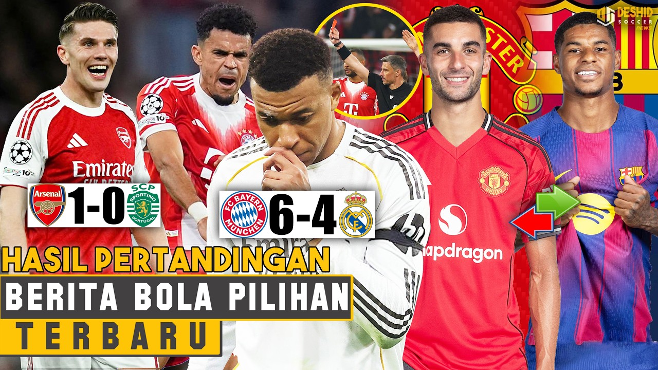 DRAMA KARTU MERAH! Bayern Singkirkan Real Madrid 🔥 Arsenal BERUNTUNG Lolos Semifinal Liga Champions