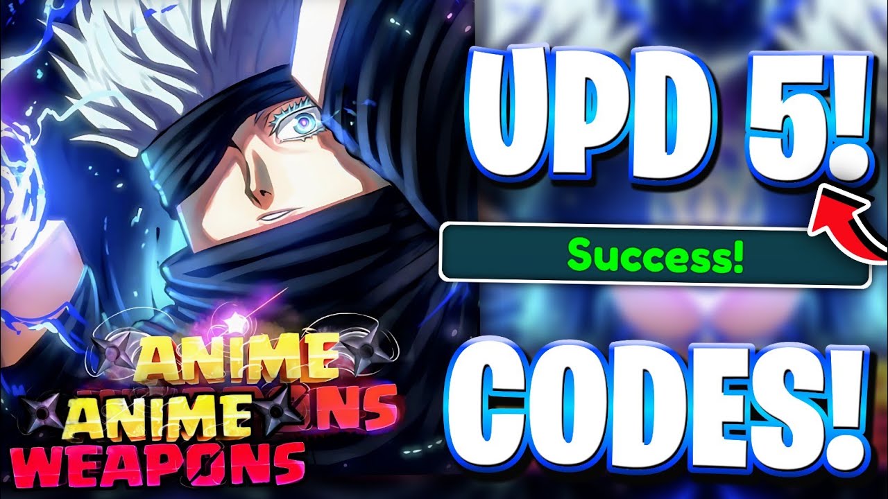 ✨*UPDATE 5* ALL THE LATEST UPDATE 5 CODES FOR ANIME WEAPONS - ROBLOX ANIME WEAPONS CODES