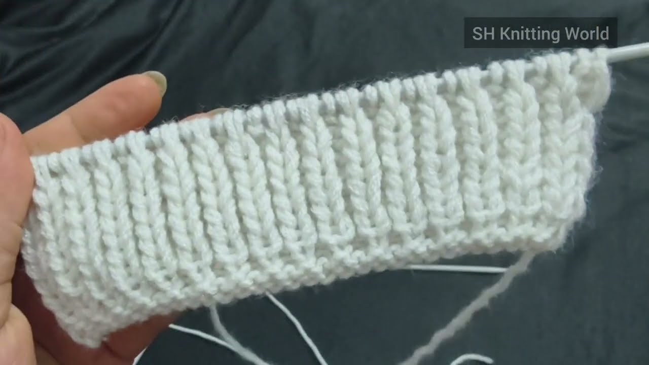 Double knitting design// दोहरी बुनाई का डिजाइन ।