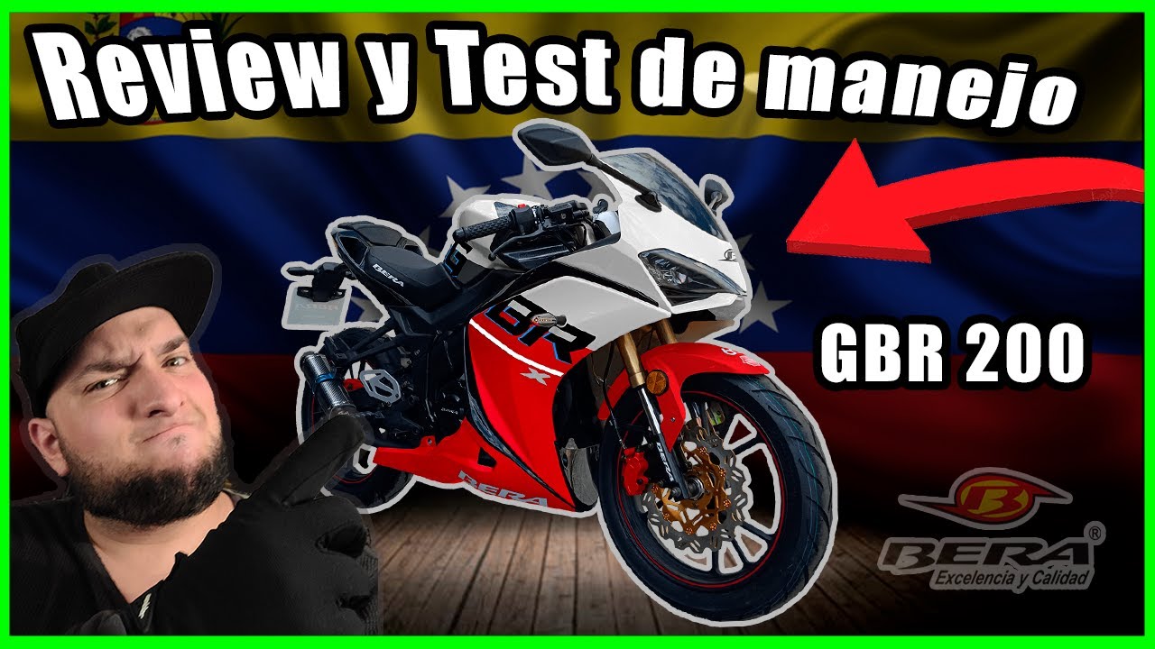 REVIEW y TEST de manejo BERA GBR 200 EL NUEVO R1 | Primeras Impresiones | VENEZUELA 2023 | MOTO
