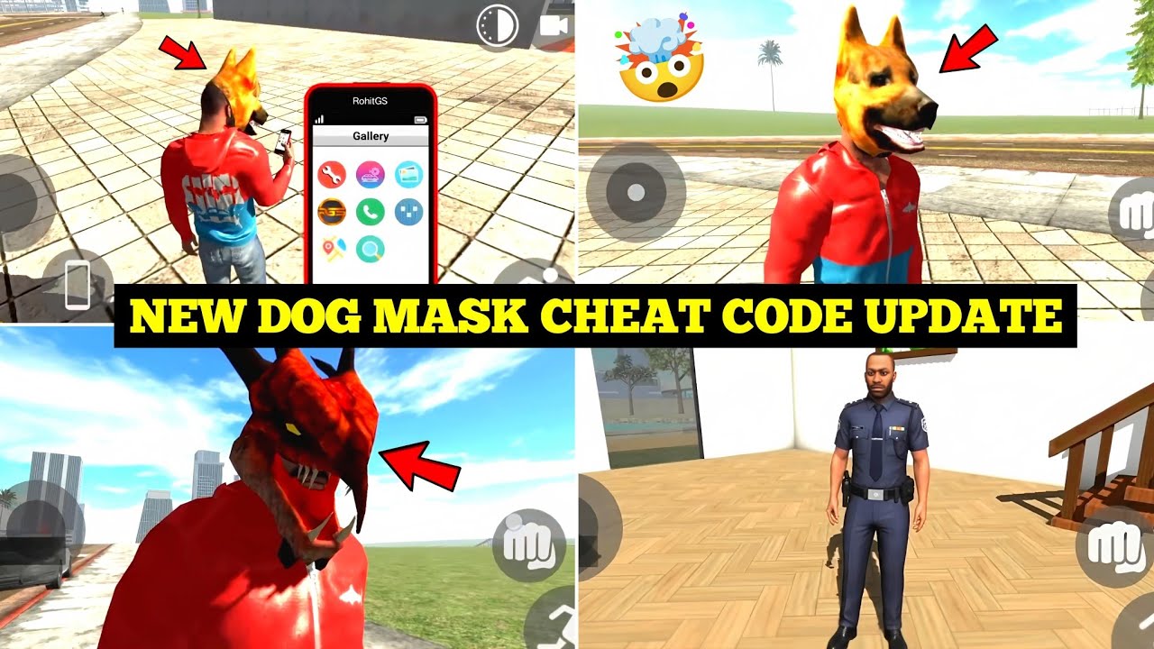 NEW UPDATE ALL CHEAT CODES in Indian Bike Driving 3D 🤯🔥| New Dog Mask Cheat Code | Harsh in Game