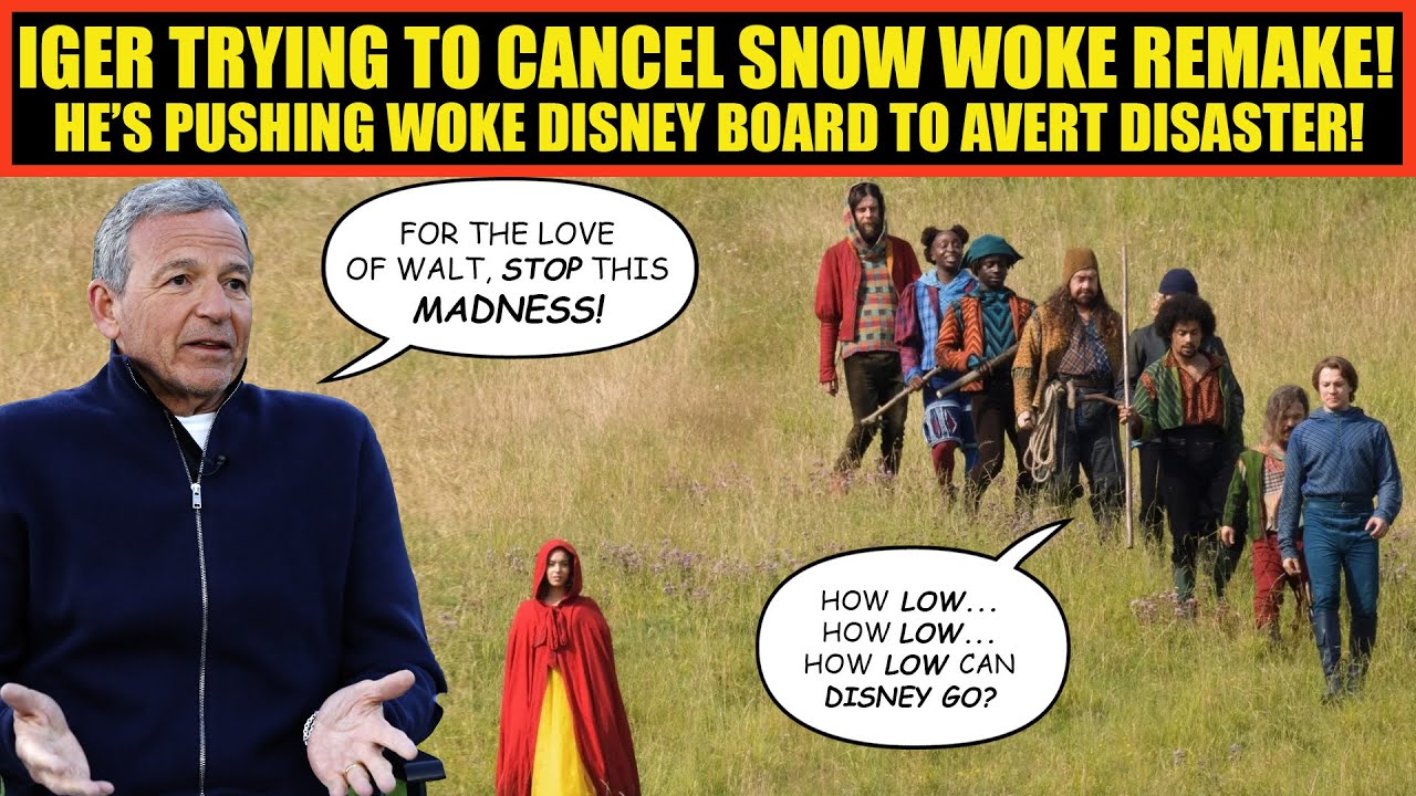 Iger DESPERATELY Trying to CANCEL the Snow White Remake | He KNOWS It's a DISASTER Sources Claim!