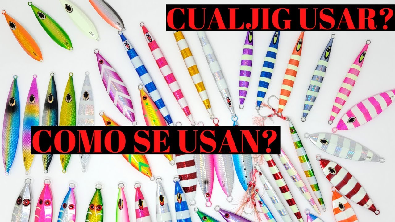 Como eligir el jig correcto para JIGGING LENTO y JIGGING RAPIDO!