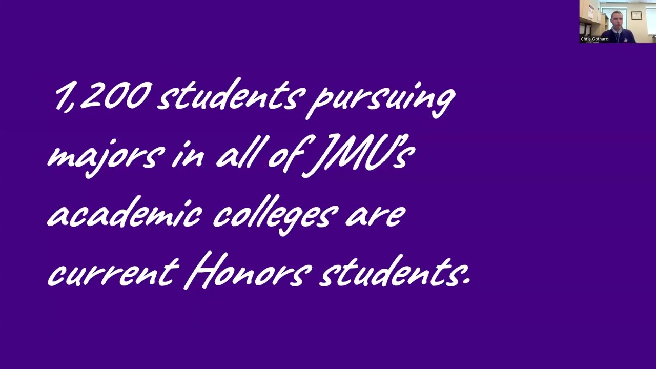 JMU Honors College Overview