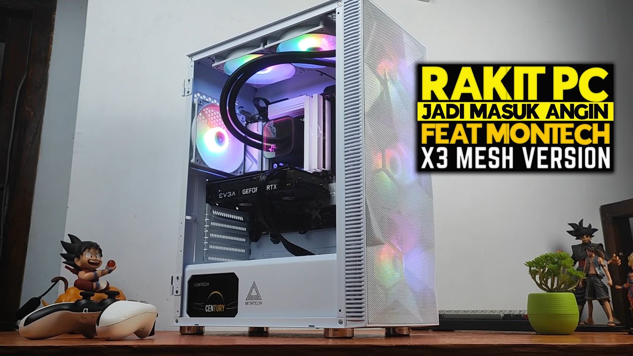 NGERAKIT PC Pake Casing Montech X3 Mesh Version - Adem Banget!!