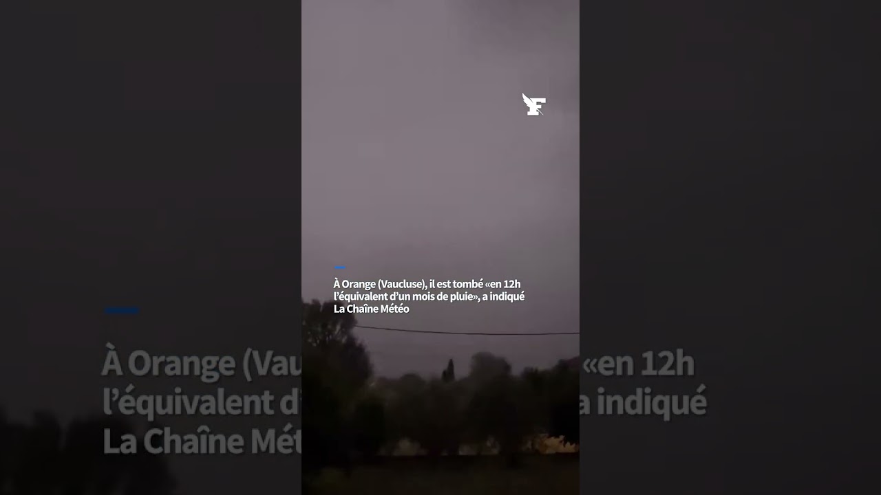 Le Sud-Est a &eacute;t&eacute; frapp&eacute; par un &eacute;pisode m&eacute;diterran&eacute;en intense dans la nuit de dimanche 31 ao&ucirc;t &agrave;