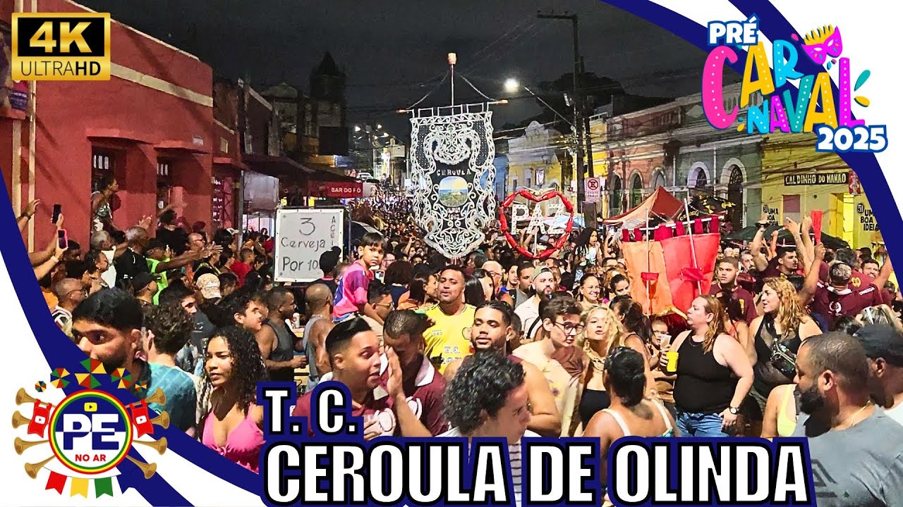 [ PRÉVIAS 2025 ]  T.C. CEROULA DE OLINDA ARRASTANDO A MULTIDÃO NO 1° SÁBADO DO ANO - JANEIRO 2025