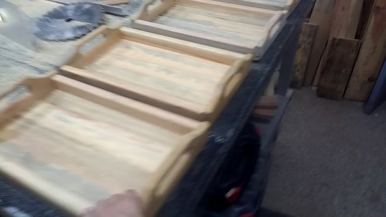 Bandejas de madera