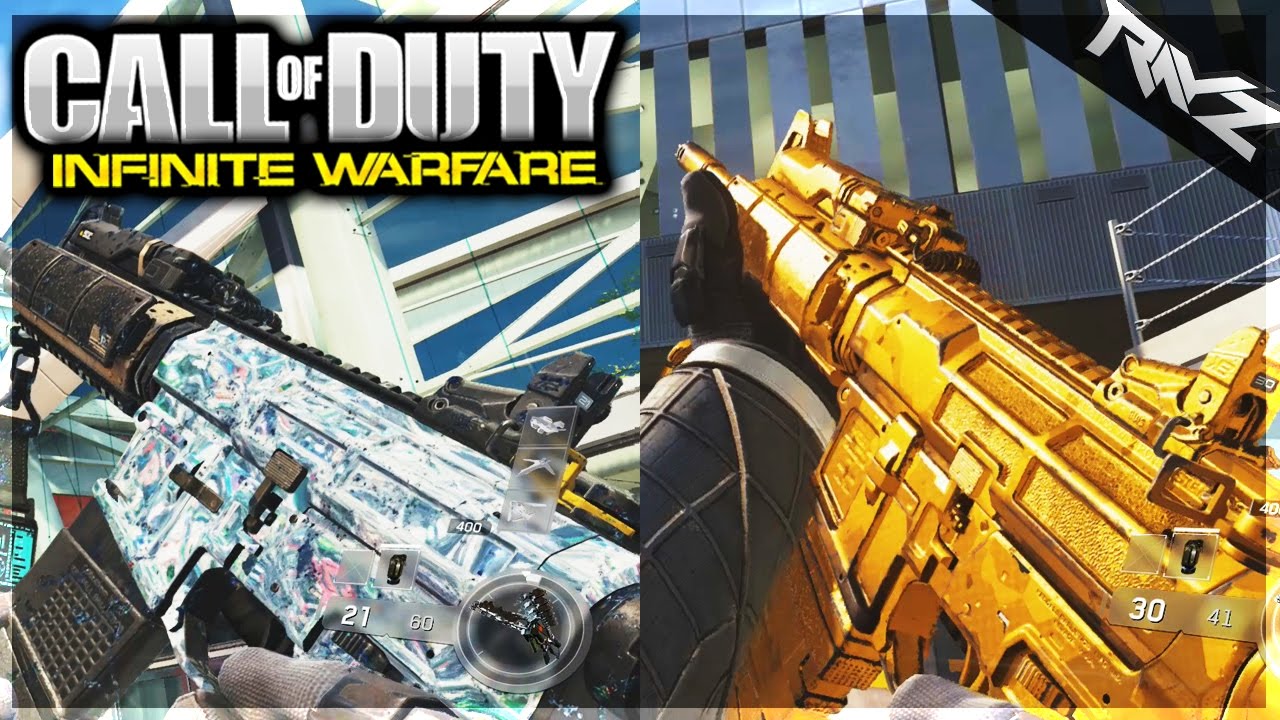 GOLD & DIAMOND CAMO ON ALL INFINITE WARFARE WEAPONS! GOLD & DIAMOND CAMO CHANGES (COD IW)